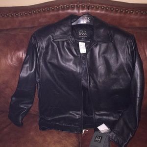 Jos. A. Bank Genuine Leather Coat